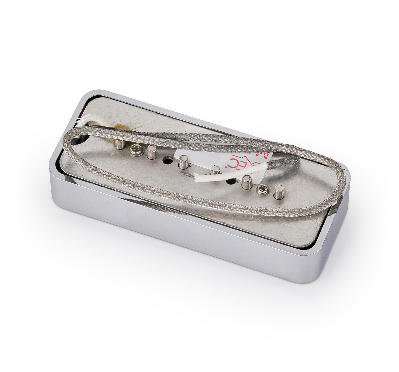 Vintage P90 Soapbar Guitar Pickup Neck - Chrome